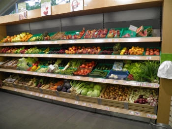 стелаж для заморожених продуктів