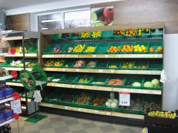 стелаж для екзотичних продуктів